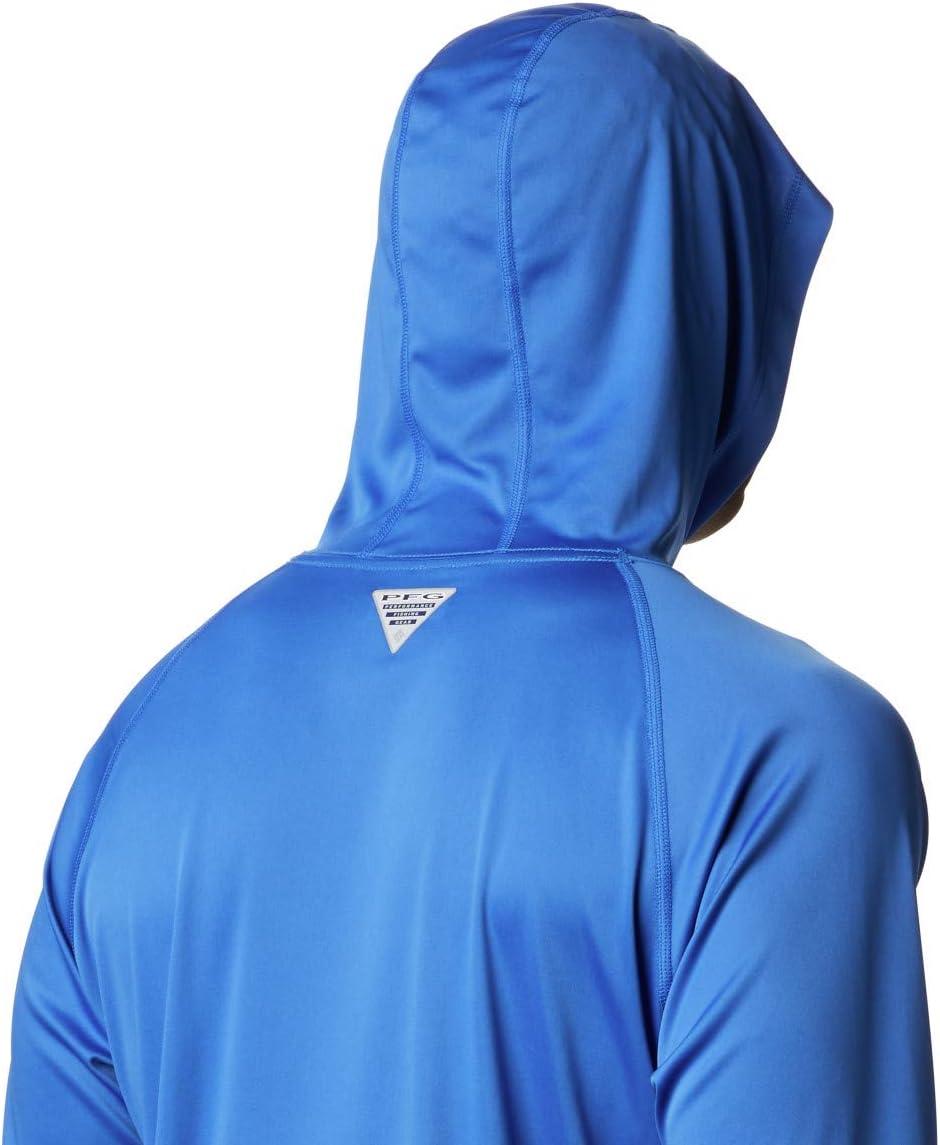 imageColumbia Mens Terminal Tackle HoodieVivid BlueCool Grey Logo