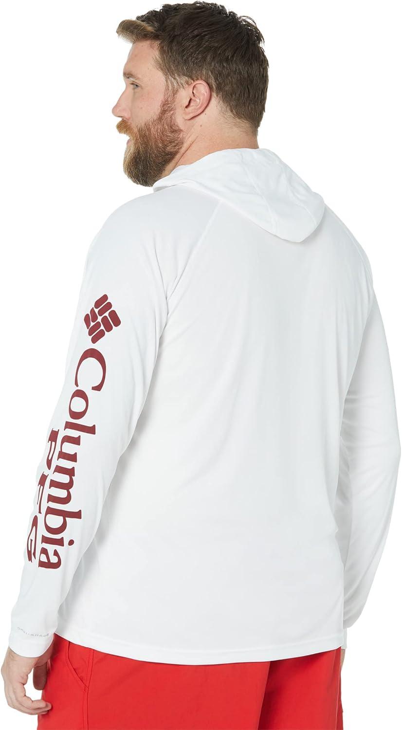 imageColumbia Mens Terminal Tackle HoodieWhiteRed Jasper Logo