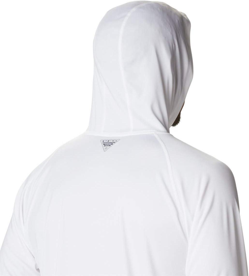 imageColumbia Mens Terminal Tackle HoodieWhiteRed Spark Logo