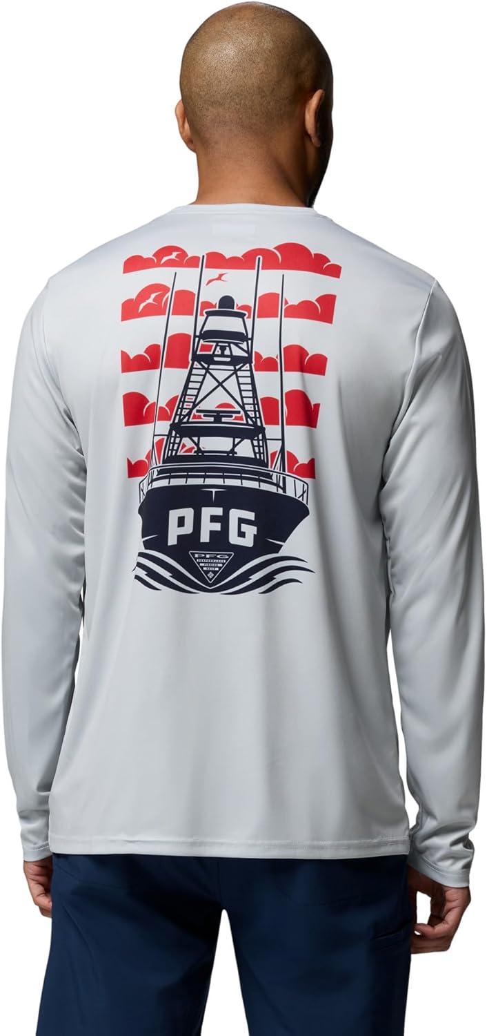 imageColumbia Mens Terminal Tackle PFG Dare Devil Long SleeveCool Grey