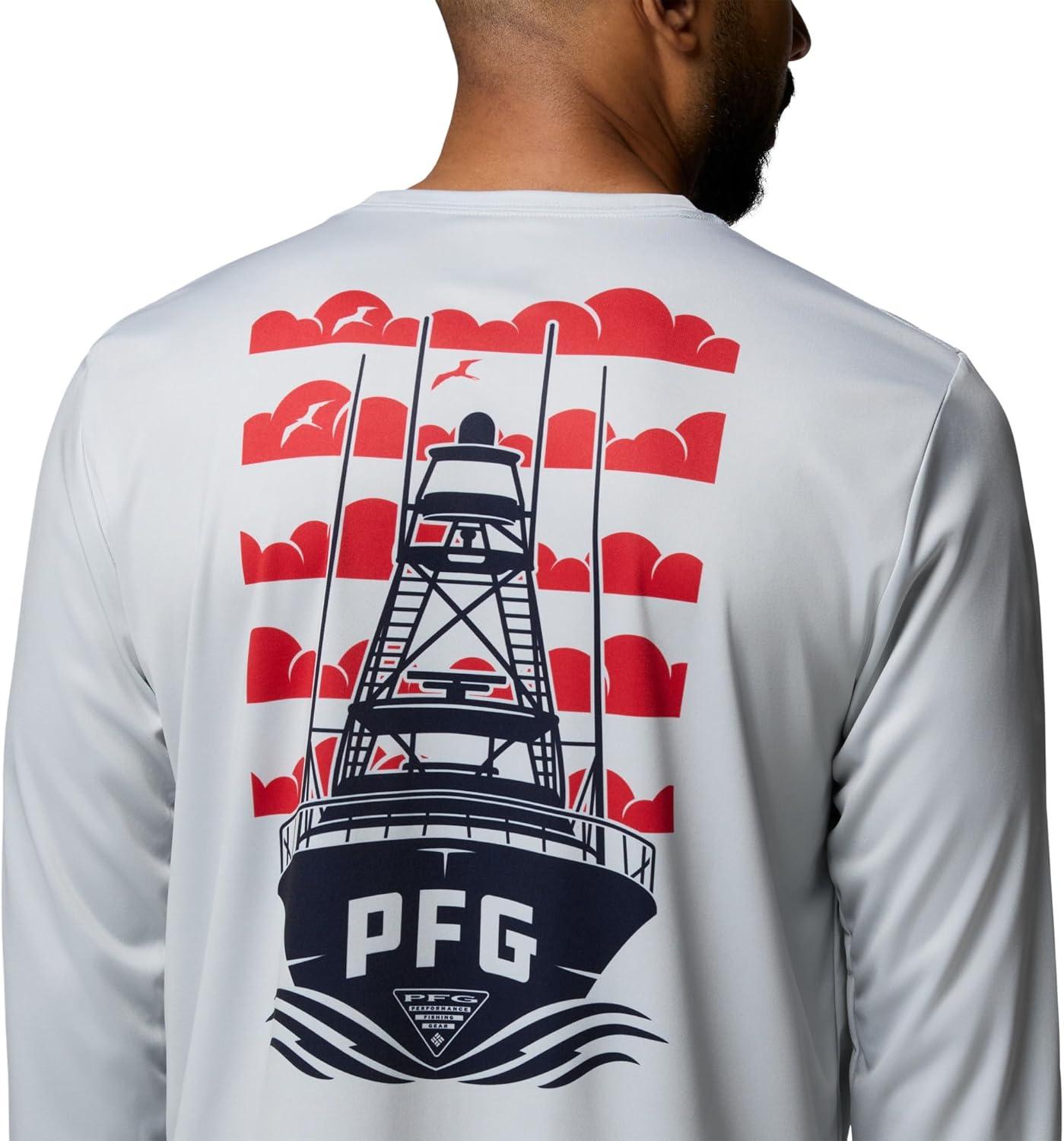 imageColumbia Mens Terminal Tackle PFG Dare Devil Long SleeveCool Grey