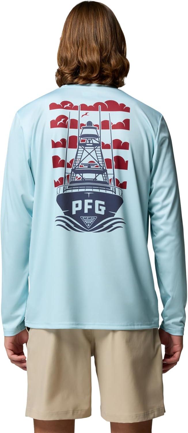 imageColumbia Mens Terminal Tackle PFG Dare Devil Long SleeveMarine Light