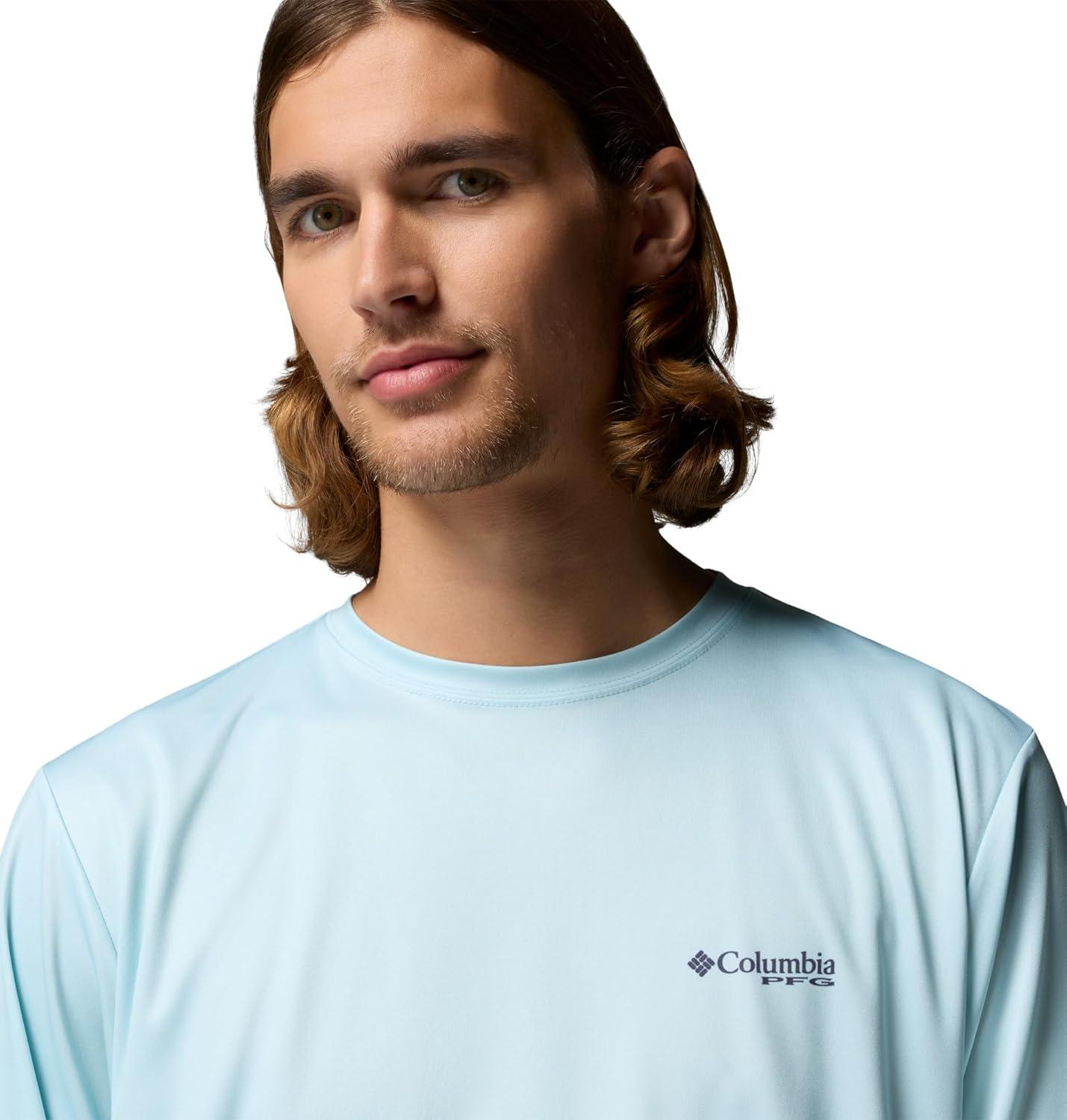 imageColumbia Mens Terminal Tackle PFG Dare Devil Long SleeveMarine Light