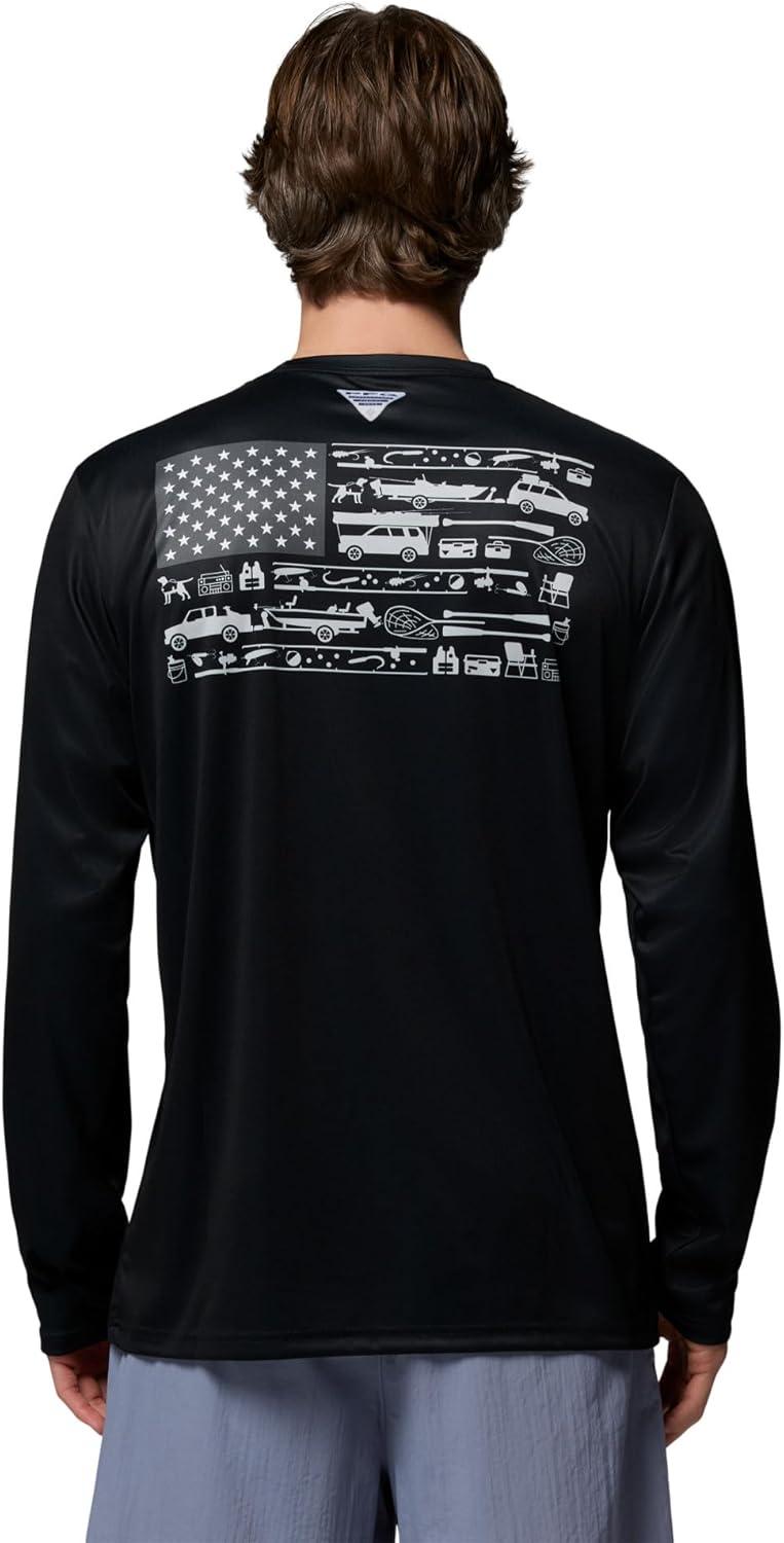 imageColumbia Mens Terminal Tackle PFG Fish Flag Long SleeveBlack