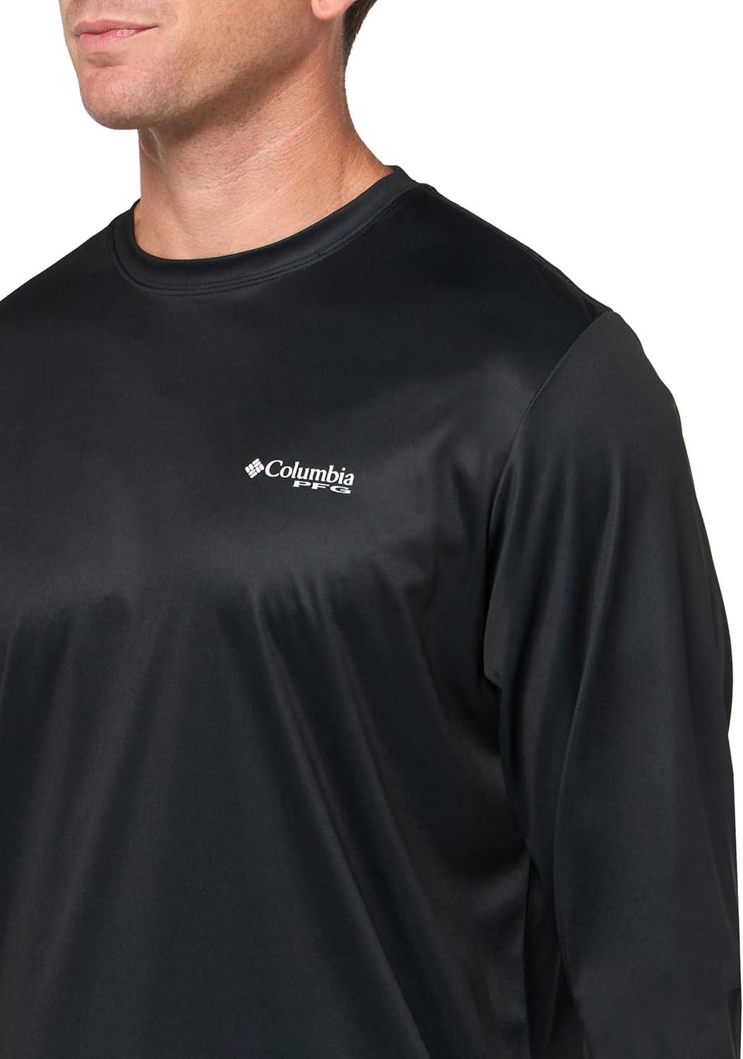 imageColumbia Mens Terminal Tackle PFG Fish Flag Long SleeveBlackFl Flag