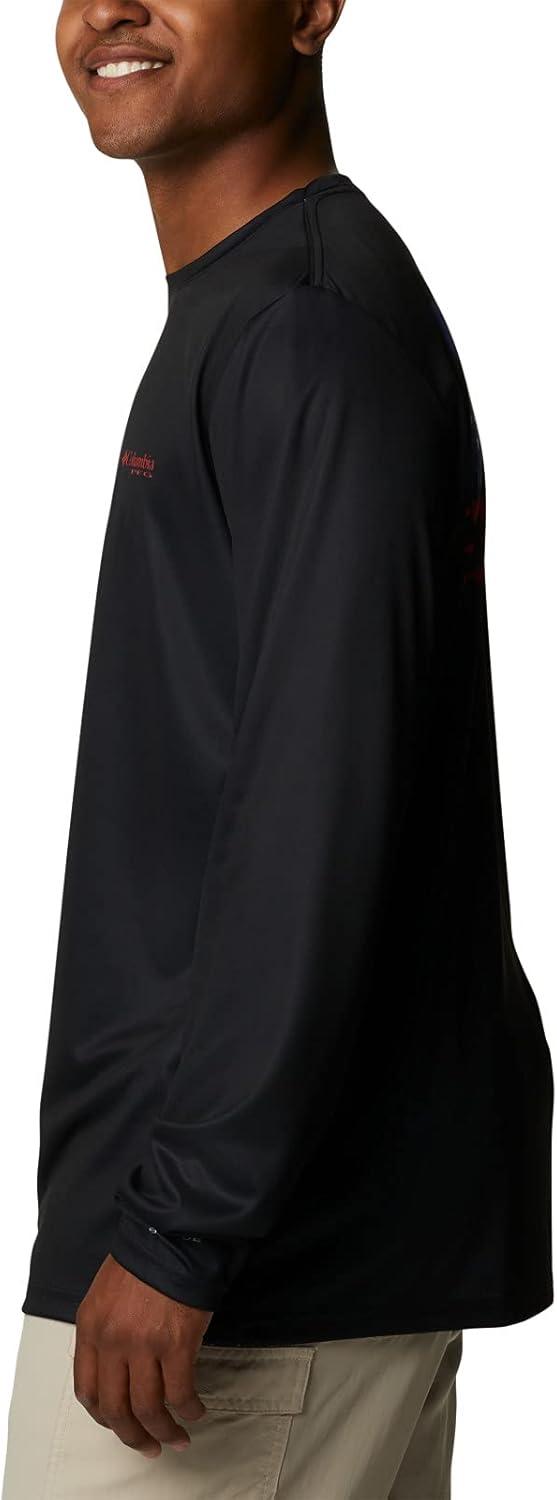 imageColumbia Mens Terminal Tackle PFG Fish Flag Long SleeveBlackGa Fish