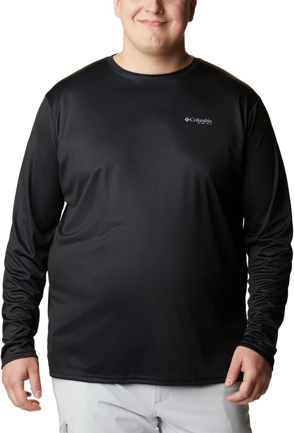 imageColumbia Mens Terminal Tackle PFG Fish Flag Long SleeveBlackGraphite