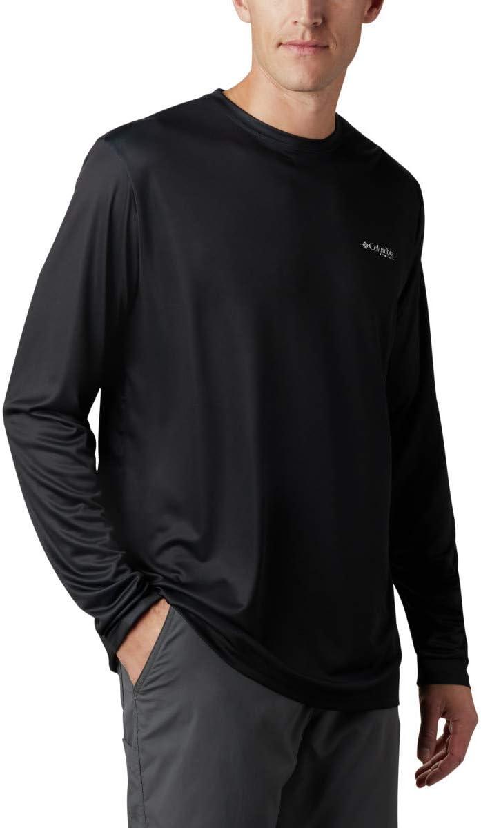 imageColumbia Mens Terminal Tackle PFG Fish Flag Long SleeveBlackGraphite
