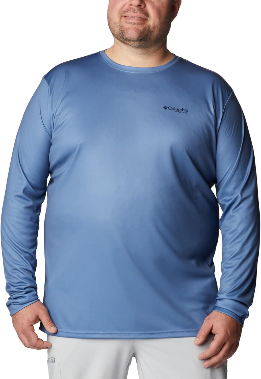 imageColumbia Mens Terminal Tackle PFG Fish Flag Long SleeveBluestoneCollegiate Navy