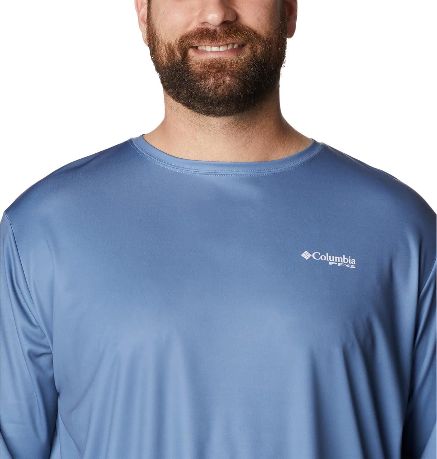 imageColumbia Mens Terminal Tackle PFG Fish Flag Long SleeveBluestoneSc Fish