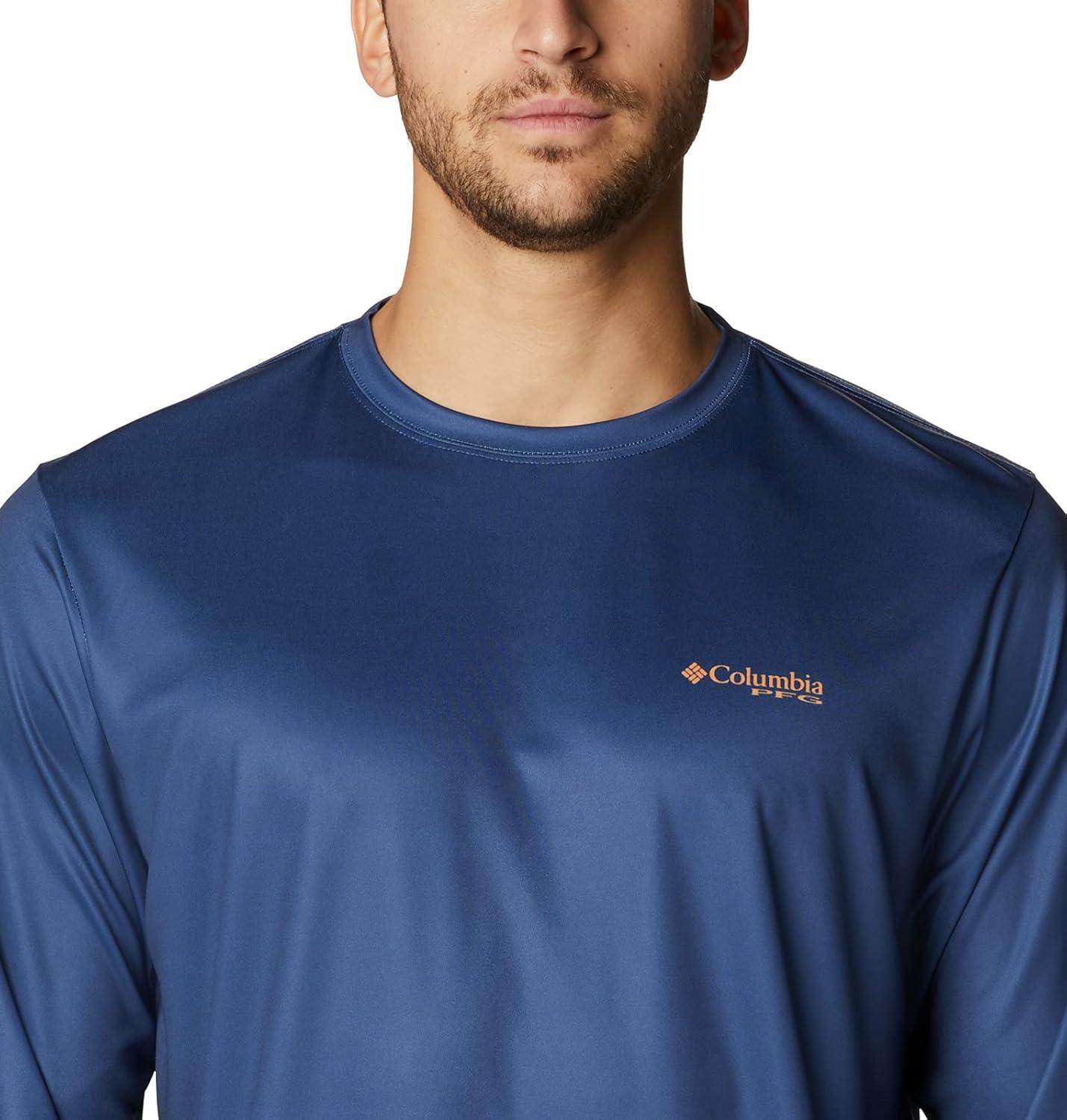 imageColumbia Mens Terminal Tackle PFG Fish Flag Long SleeveCarbonSolarize
