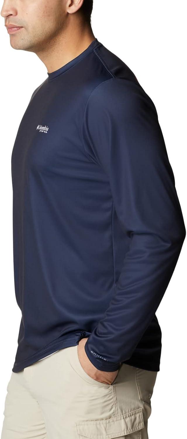 imageColumbia Mens Terminal Tackle PFG Fish Flag Long SleeveCollegiate NavyWhite Alaska Fish