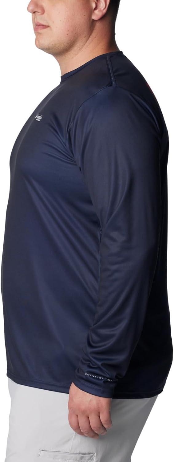 imageColumbia Mens Terminal Tackle PFG Fish Flag Long SleeveCollegiate NavyWhite Alaska Fish