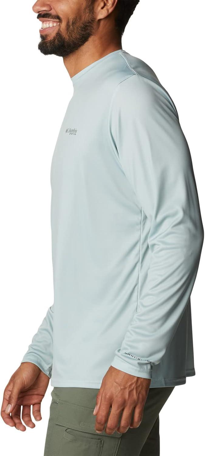 imageColumbia Mens Terminal Tackle PFG Fish Flag Long SleeveCool GreenCypress
