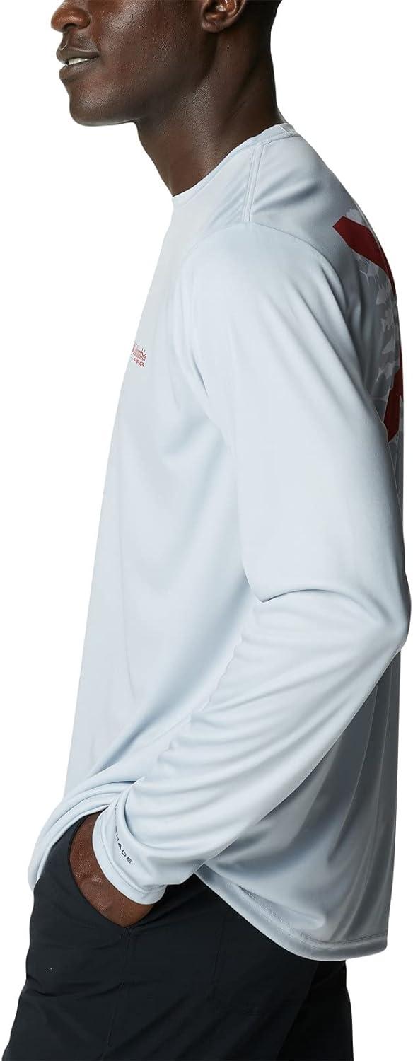 imageColumbia Mens Terminal Tackle PFG Fish Flag Long SleeveCool GreyAl Fish