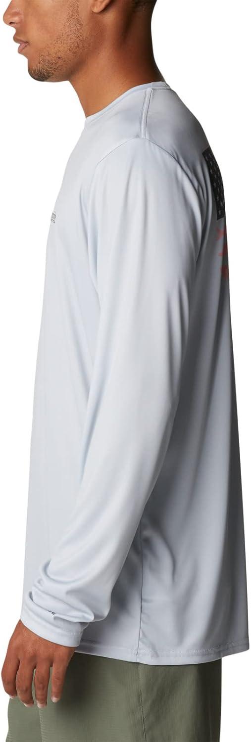 imageColumbia Mens Terminal Tackle PFG Fish Flag Long SleeveCool GreyCity Grey