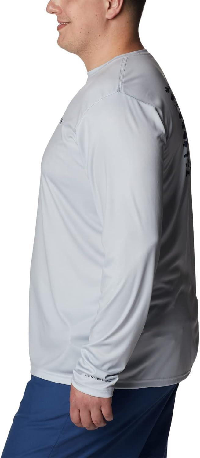imageColumbia Mens Terminal Tackle PFG Fish Flag Long SleeveCool GreySc Fish