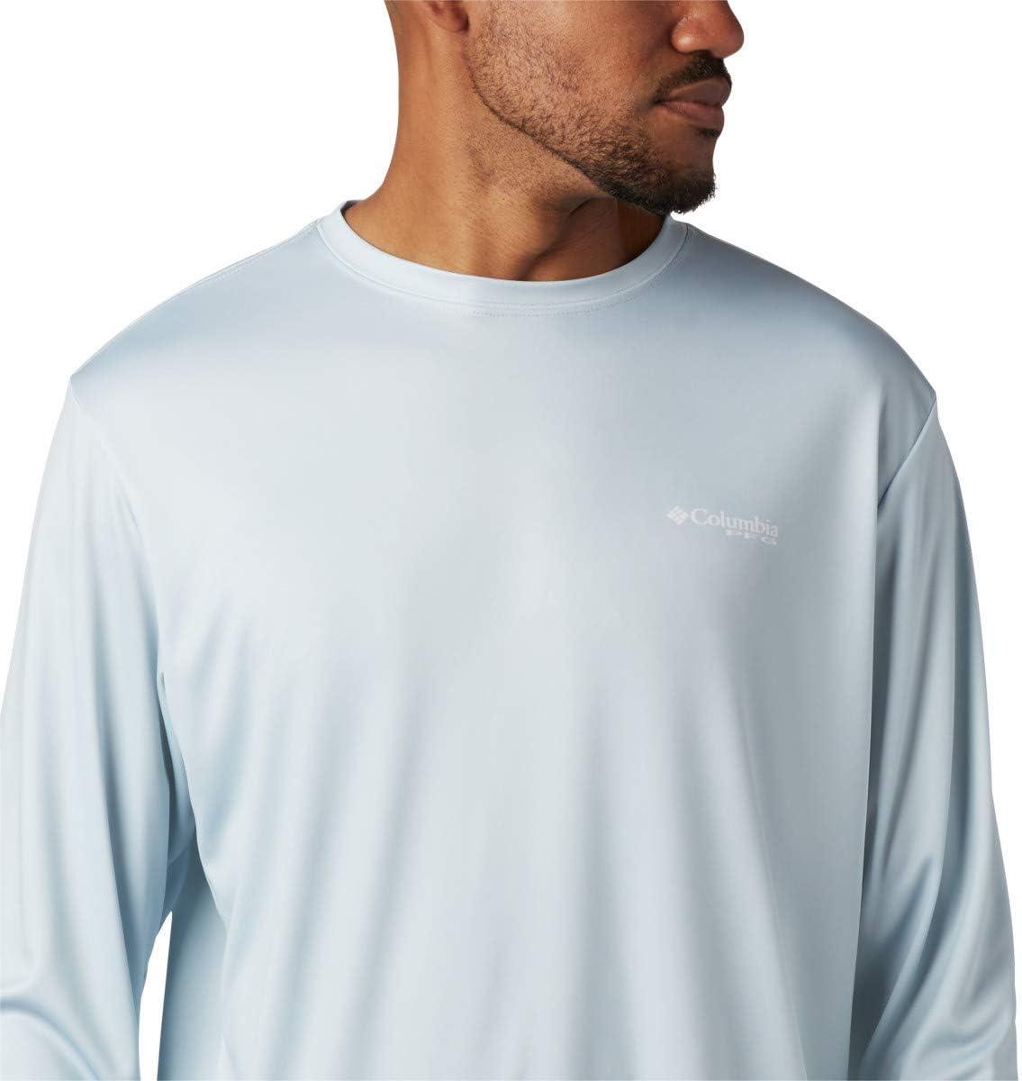 imageColumbia Mens Terminal Tackle PFG Fish Flag Long SleeveCool GreySorbet