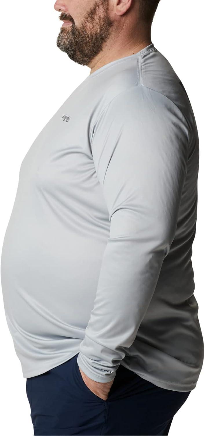 imageColumbia Mens Terminal Tackle PFG Fish Flag Long SleeveCool GreyTx Fish
