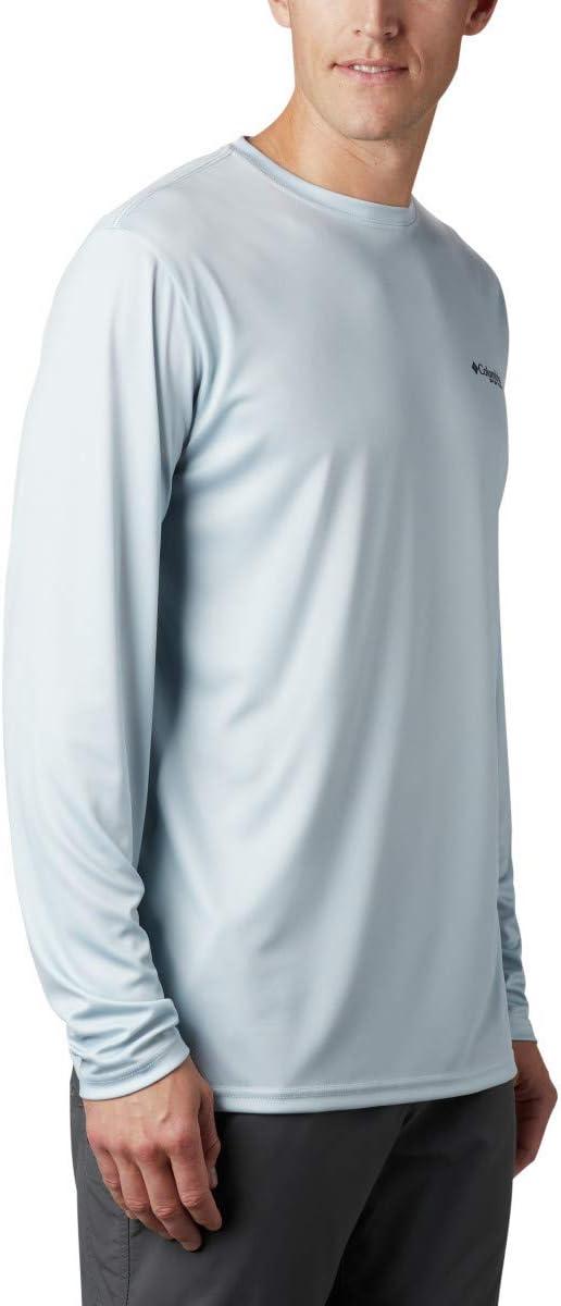 imageColumbia Mens Terminal Tackle PFG Fish Flag Long SleeveCool GreyTx Fish
