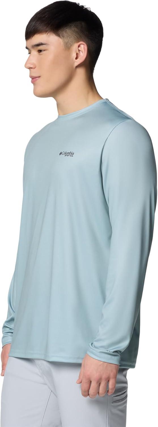 imageColumbia Mens Terminal Tackle PFG Fish Flag Long SleeveCrushed BlueLemon Wash Inshore Slam