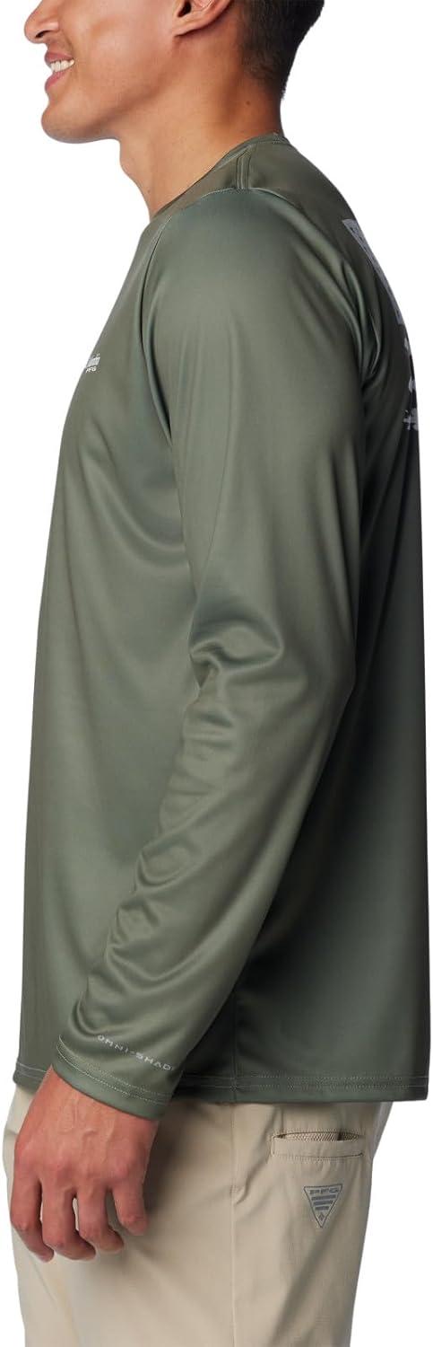 imageColumbia Mens Terminal Tackle PFG Fish Flag Long SleeveCypressCool Grey Bass Lures