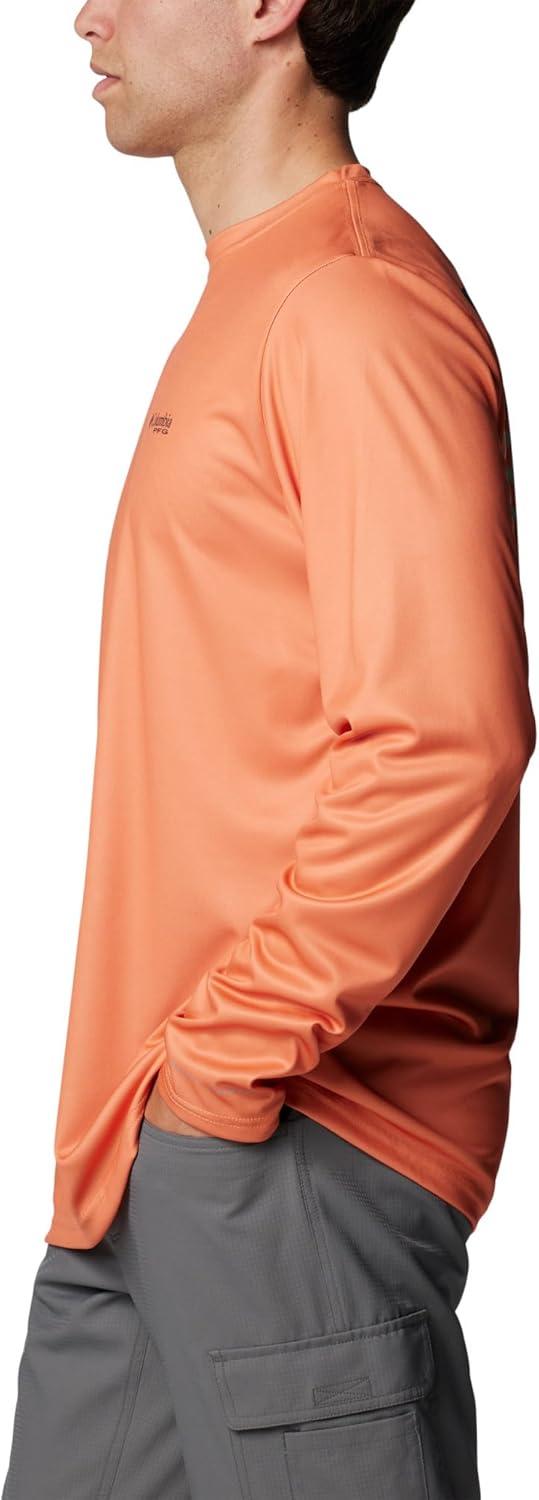 imageColumbia Mens Terminal Tackle PFG Fish Flag Long SleeveDusty OrangeDeep Olive