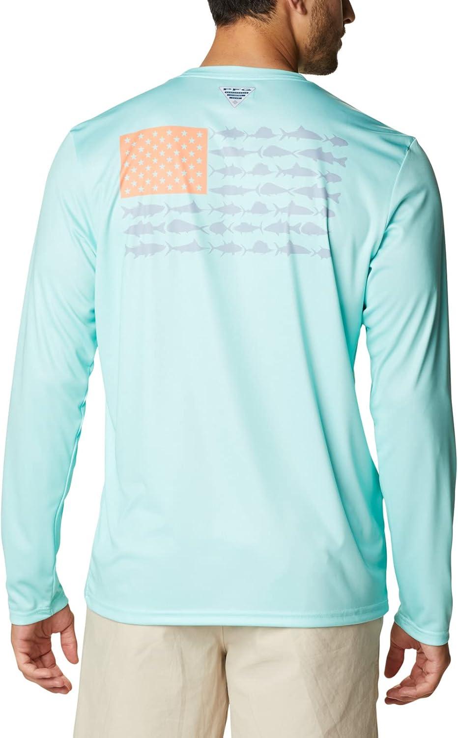 imageColumbia Mens Terminal Tackle PFG Fish Flag Long SleeveGulf StreamBright Nectar