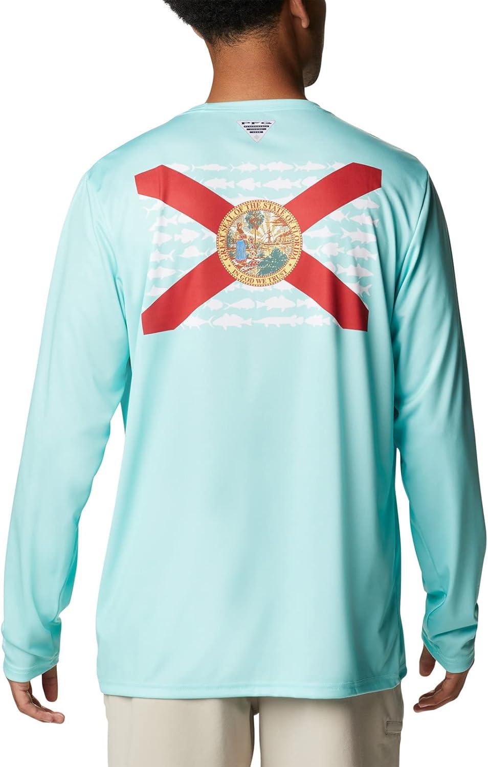 imageColumbia Mens Terminal Tackle PFG Fish Flag Long SleeveGulf StreamFl Fish
