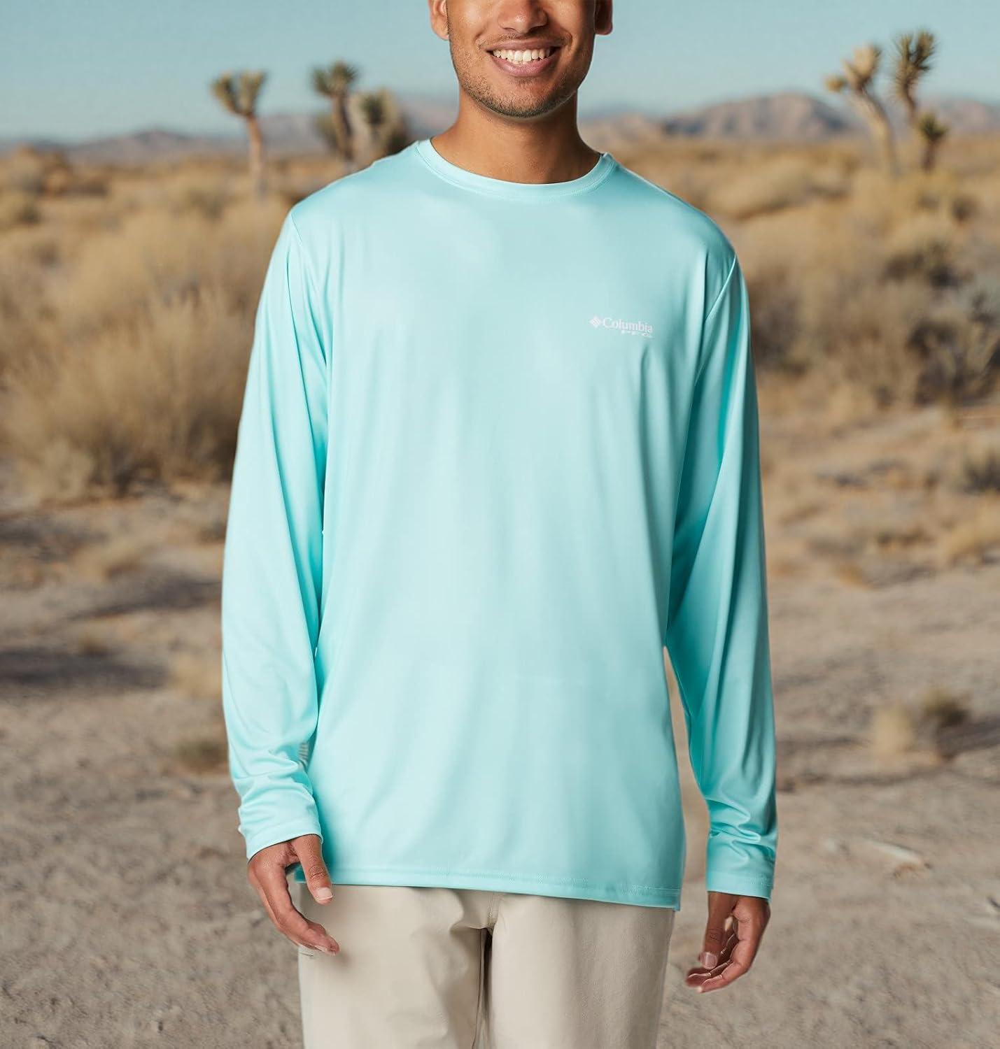 imageColumbia Mens Terminal Tackle PFG Fish Flag Long SleeveGulf StreamFl Fish