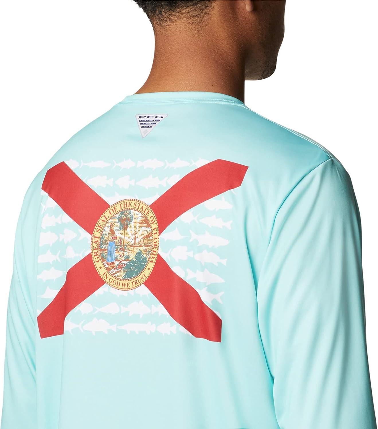 imageColumbia Mens Terminal Tackle PFG Fish Flag Long SleeveGulf StreamFl Fish