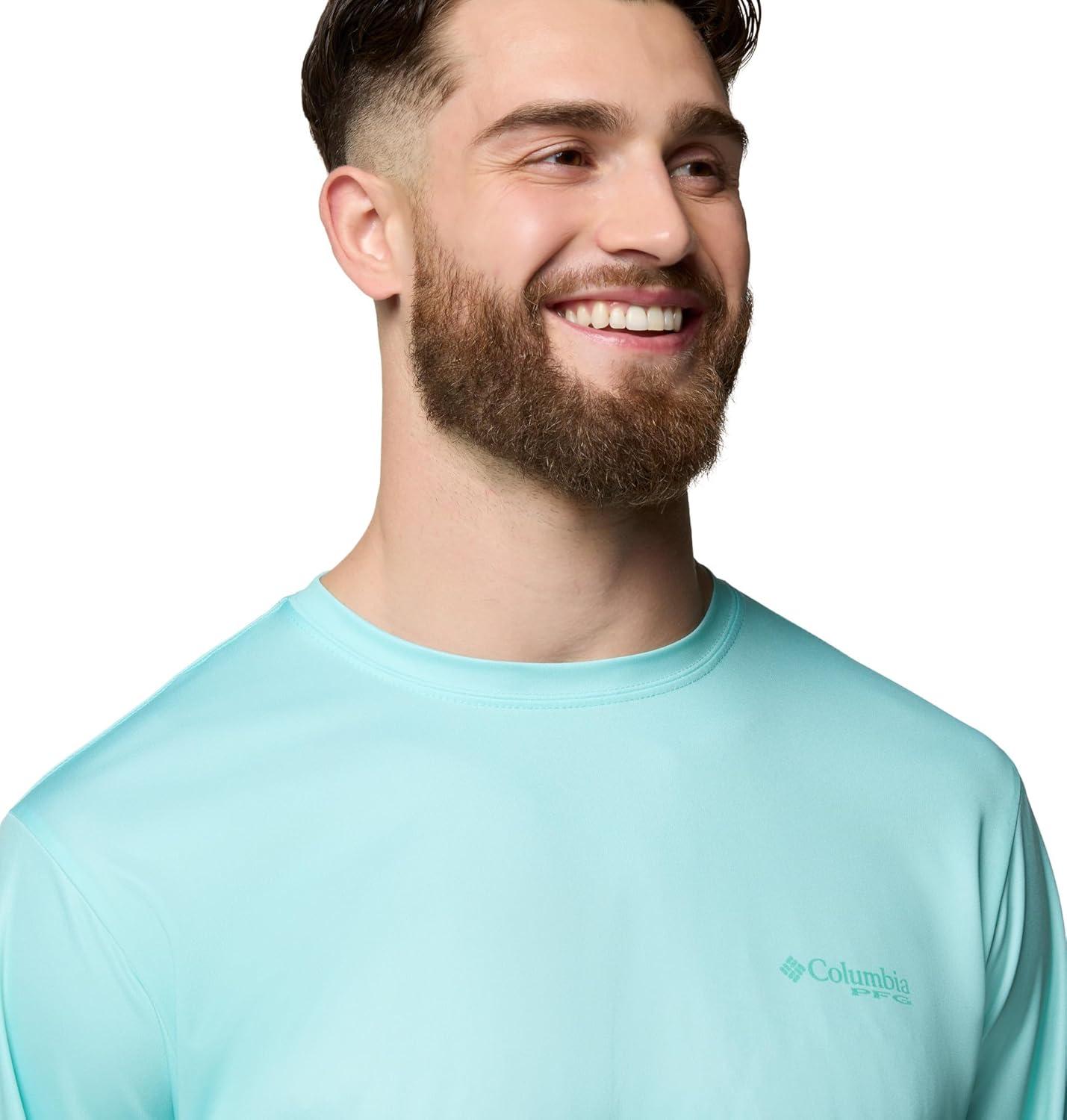 imageColumbia Mens Terminal Tackle PFG Fish Flag Long SleeveGulf StreamSorbet