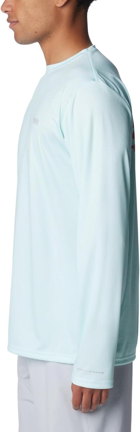 imageColumbia Mens Terminal Tackle PFG Fish Flag Long SleeveIcy MornCanyon Blue