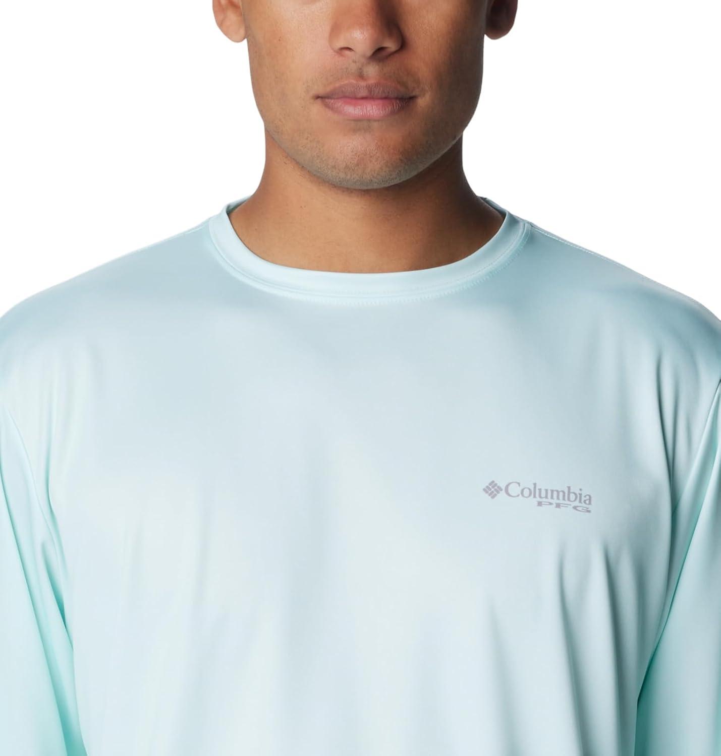 imageColumbia Mens Terminal Tackle PFG Fish Flag Long SleeveIcy MornCanyon Blue