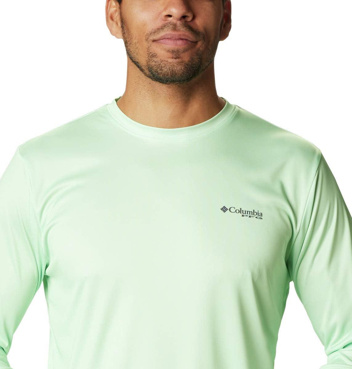 imageColumbia Mens Terminal Tackle PFG Fish Flag Long SleeveKey WestEmerald Green