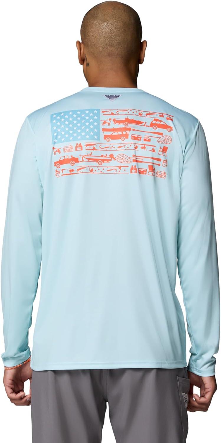 imageColumbia Mens Terminal Tackle PFG Fish Flag Long SleeveMarine Light