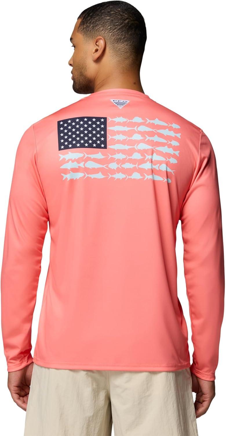 imageColumbia Mens Terminal Tackle PFG Fish Flag Long SleeveMelonade