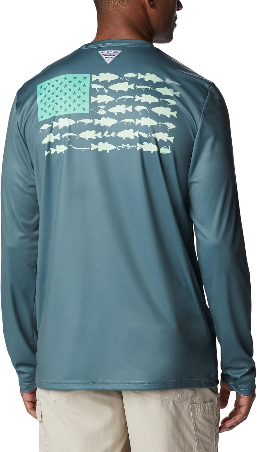 imageColumbia Mens Terminal Tackle PFG Fish Flag Long SleeveMetalKey West Bass Lures