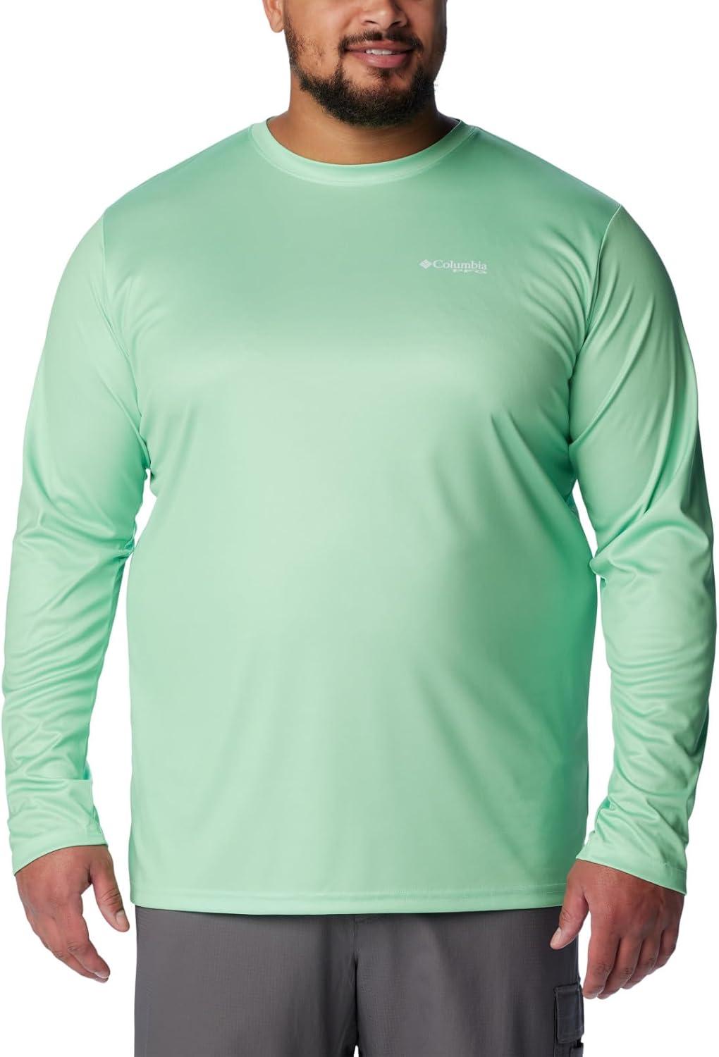 imageColumbia Mens Terminal Tackle PFG Fish Flag Long SleeveOcean MintOcean Blue Offshore Slam