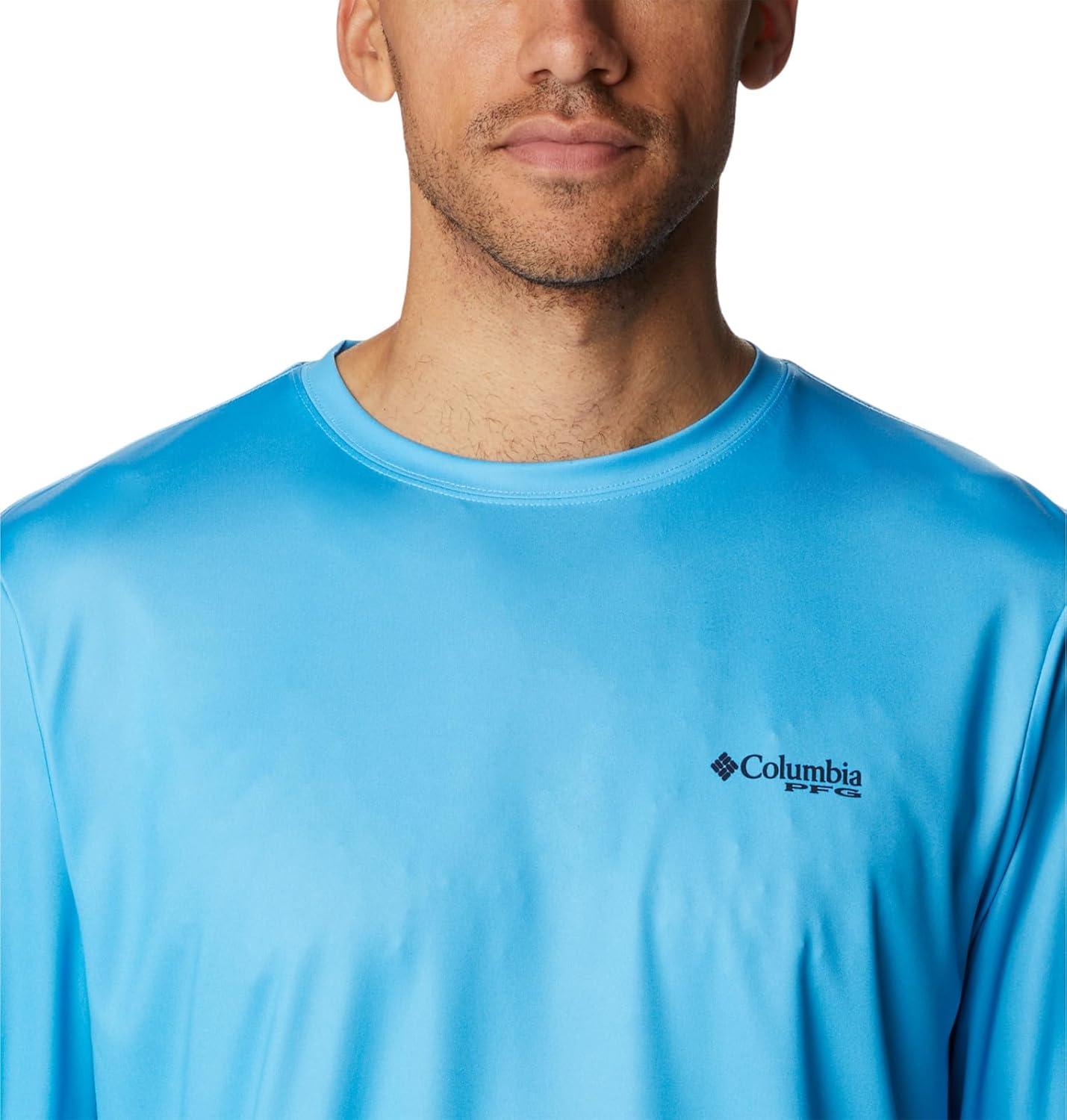 imageColumbia Mens Terminal Tackle PFG Fish Flag Long SleeveRiptideCollegiate Navy Offshore Slam