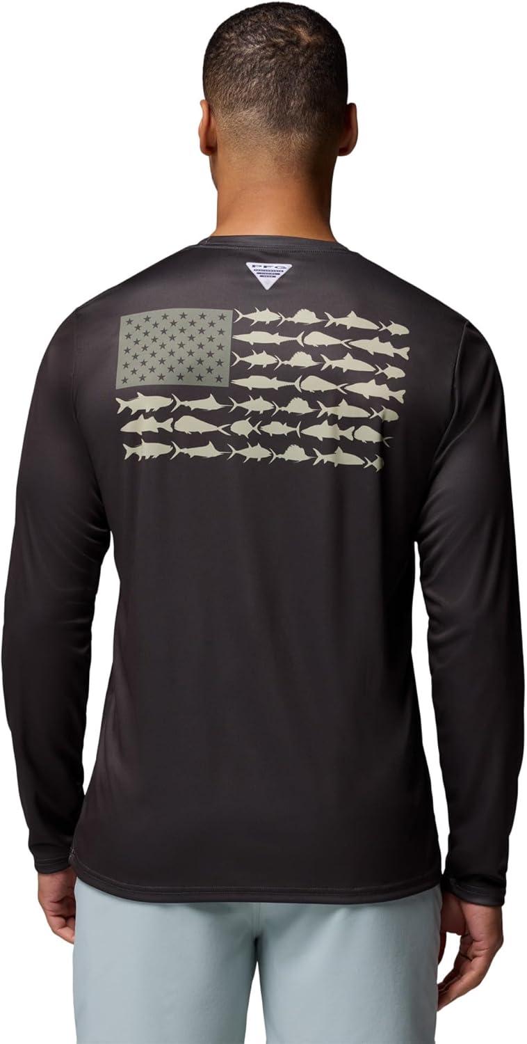 imageColumbia Mens Terminal Tackle PFG Fish Flag Long SleeveSharkCypress