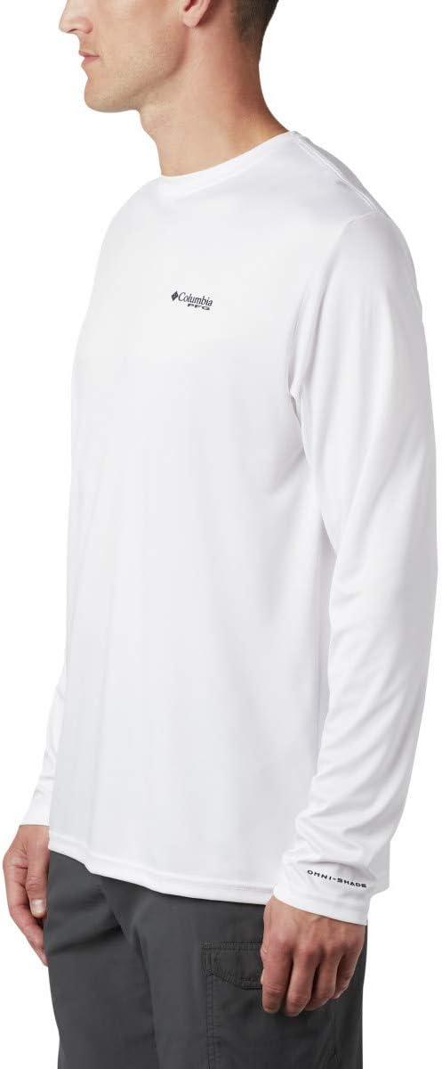 imageColumbia Mens Terminal Tackle PFG Fish Flag Long SleeveWhiteBright Nectar