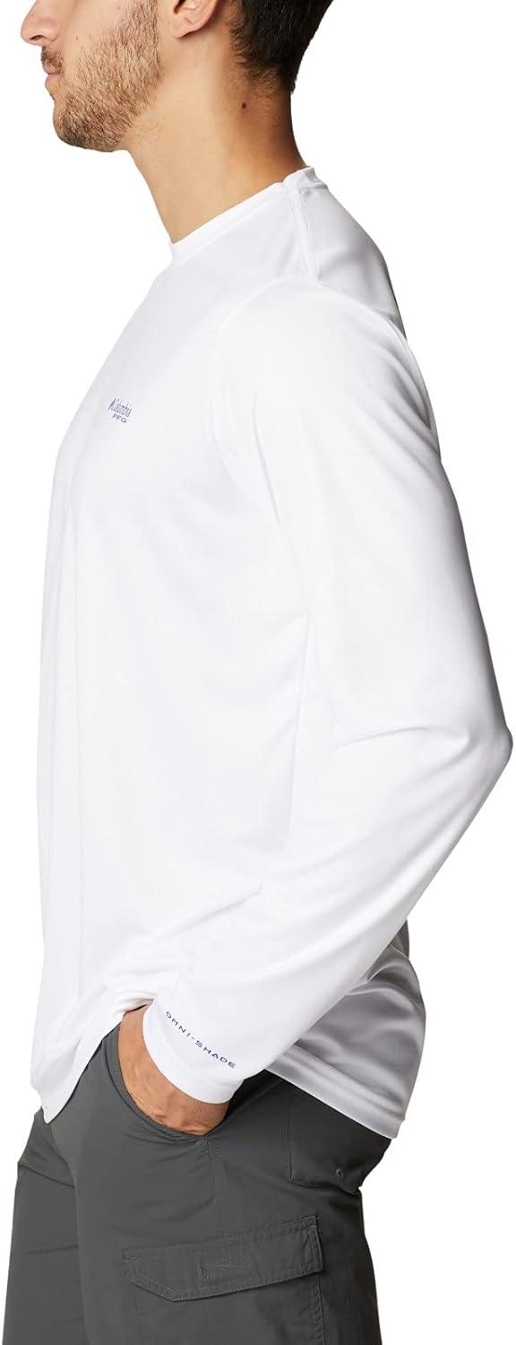 imageColumbia Mens Terminal Tackle PFG Fish Flag Long SleeveWhiteTanzanite