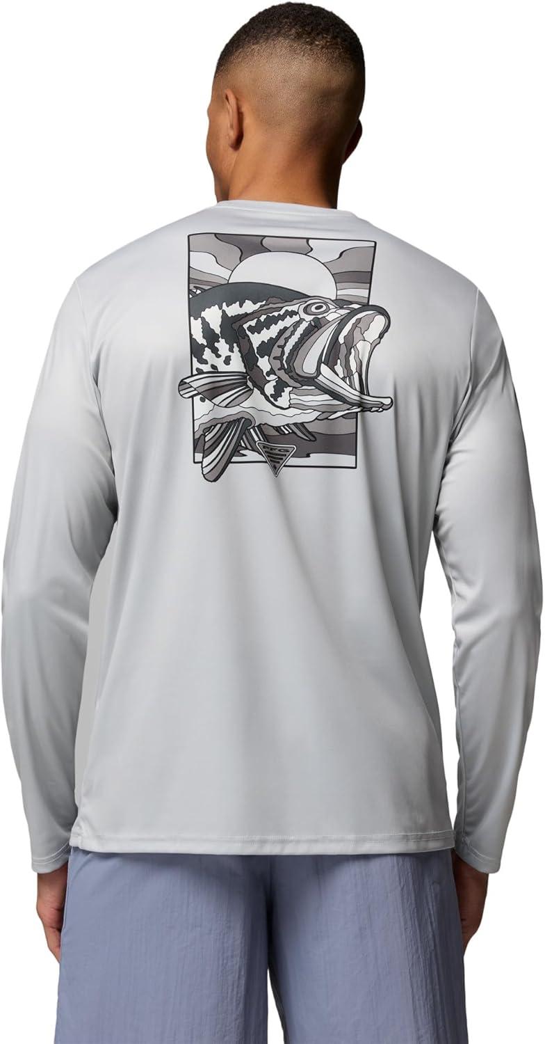 imageColumbia Mens Terminal Tackle PFG Fish Shine II Long SleeveCool Grey