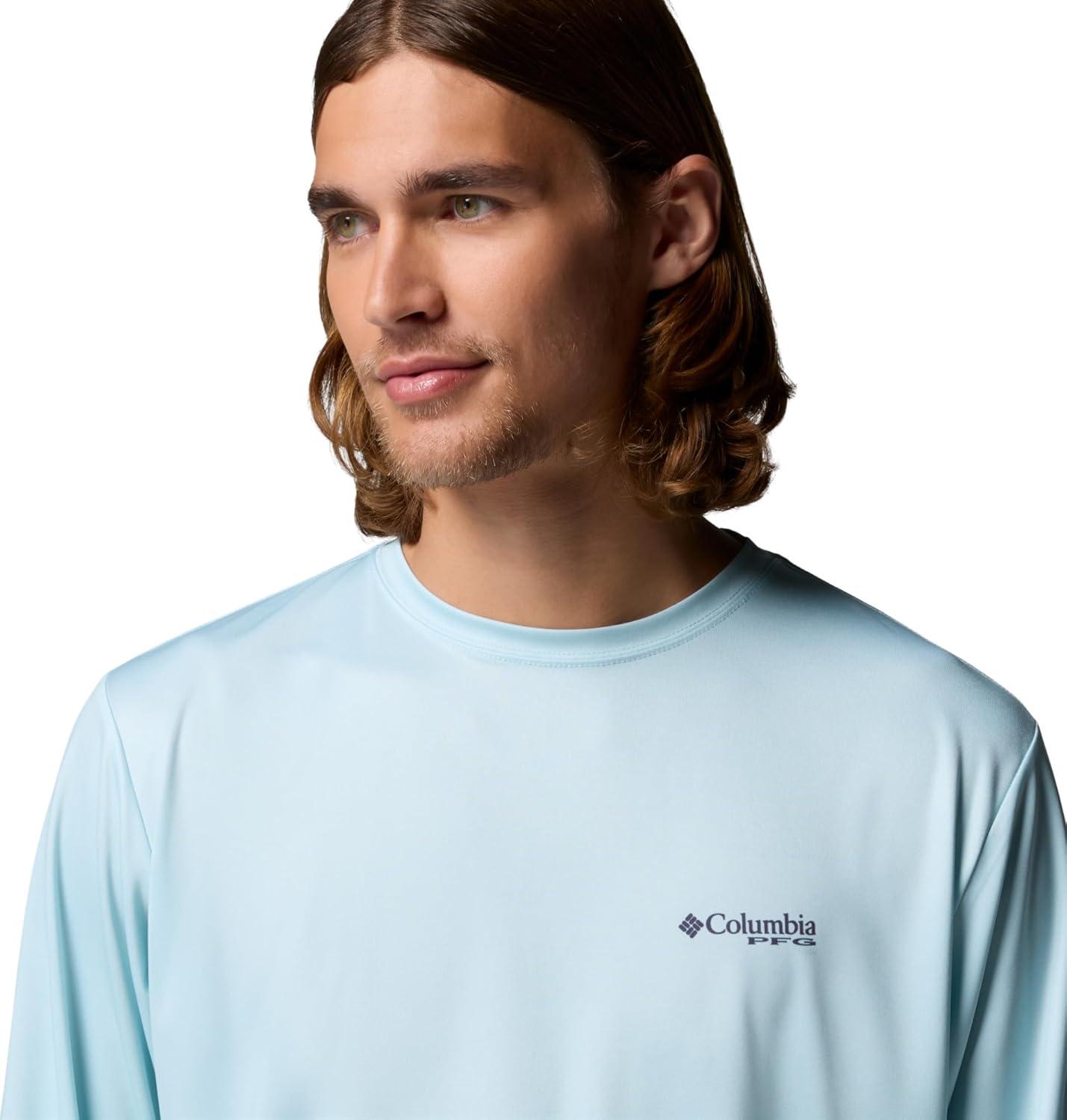imageColumbia Mens Terminal Tackle PFG Fish Shine II Long SleeveMarine Light