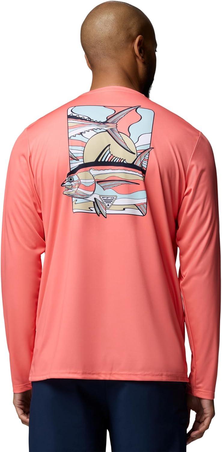 imageColumbia Mens Terminal Tackle PFG Fish Shine II Long SleeveMelonade