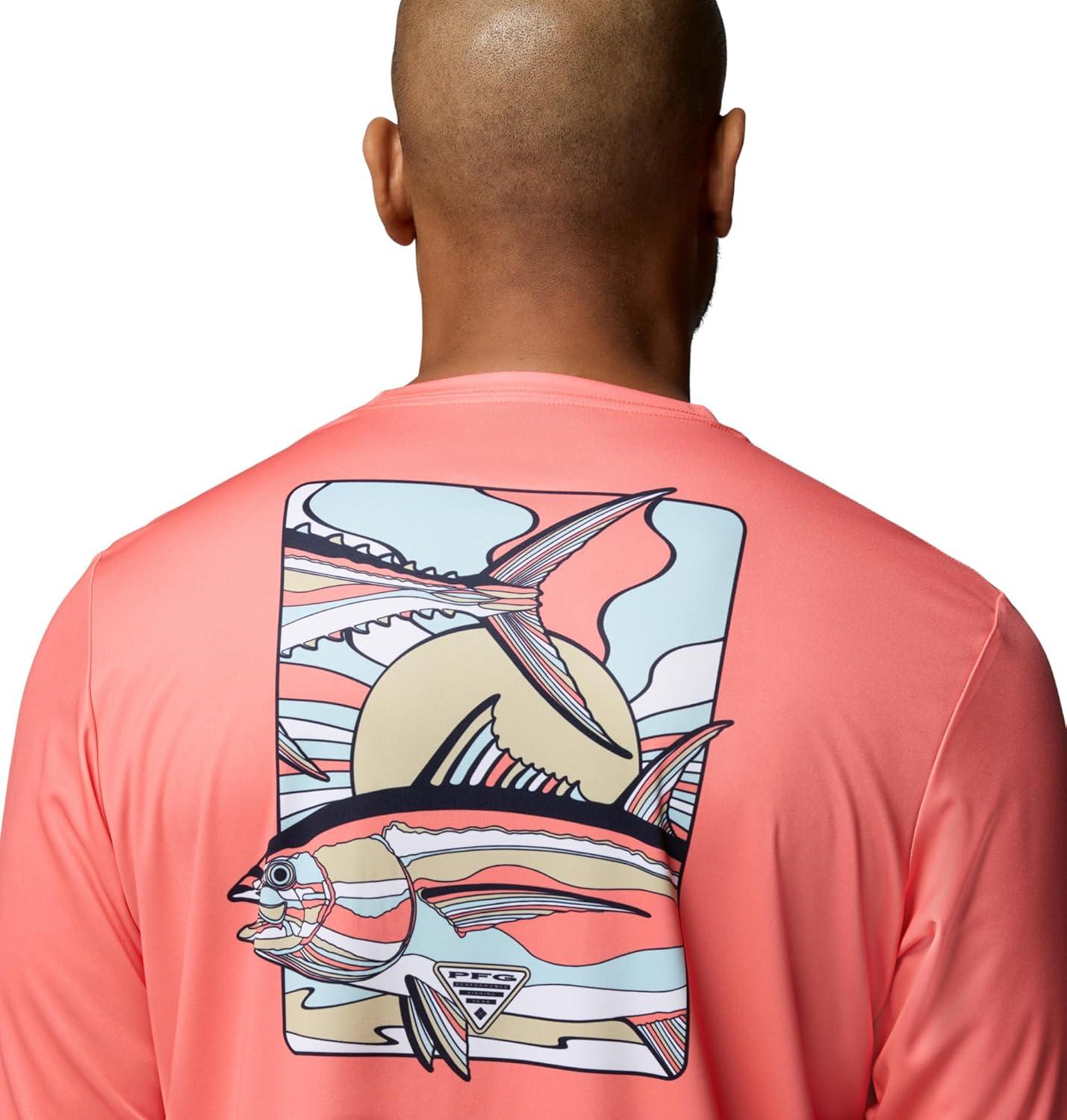imageColumbia Mens Terminal Tackle PFG Fish Shine II Long SleeveMelonade