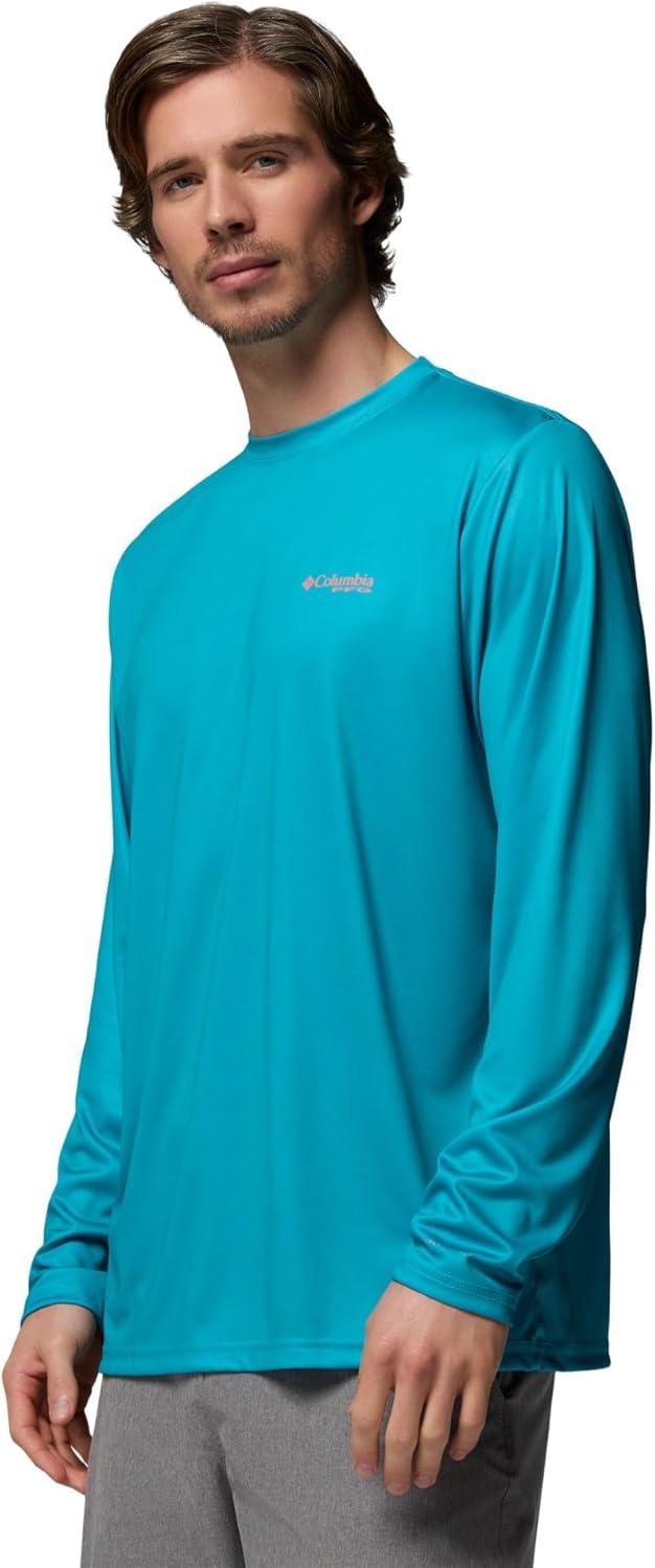 imageColumbia Mens Terminal Tackle PFG Fish Shine II Long SleeveOcean Teal
