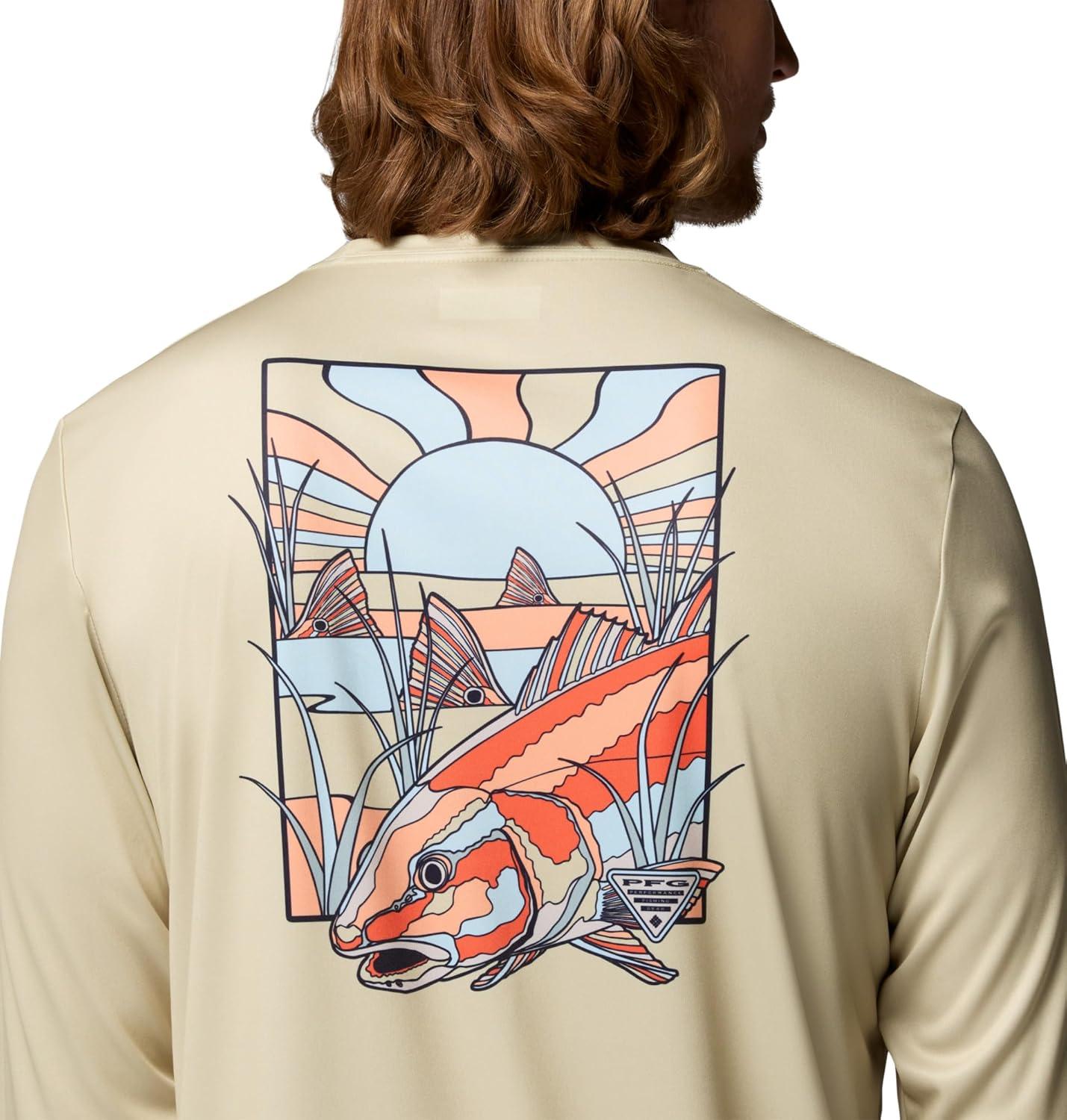 imageColumbia Mens Terminal Tackle PFG Fish Shine II Long SleeveSerpentine
