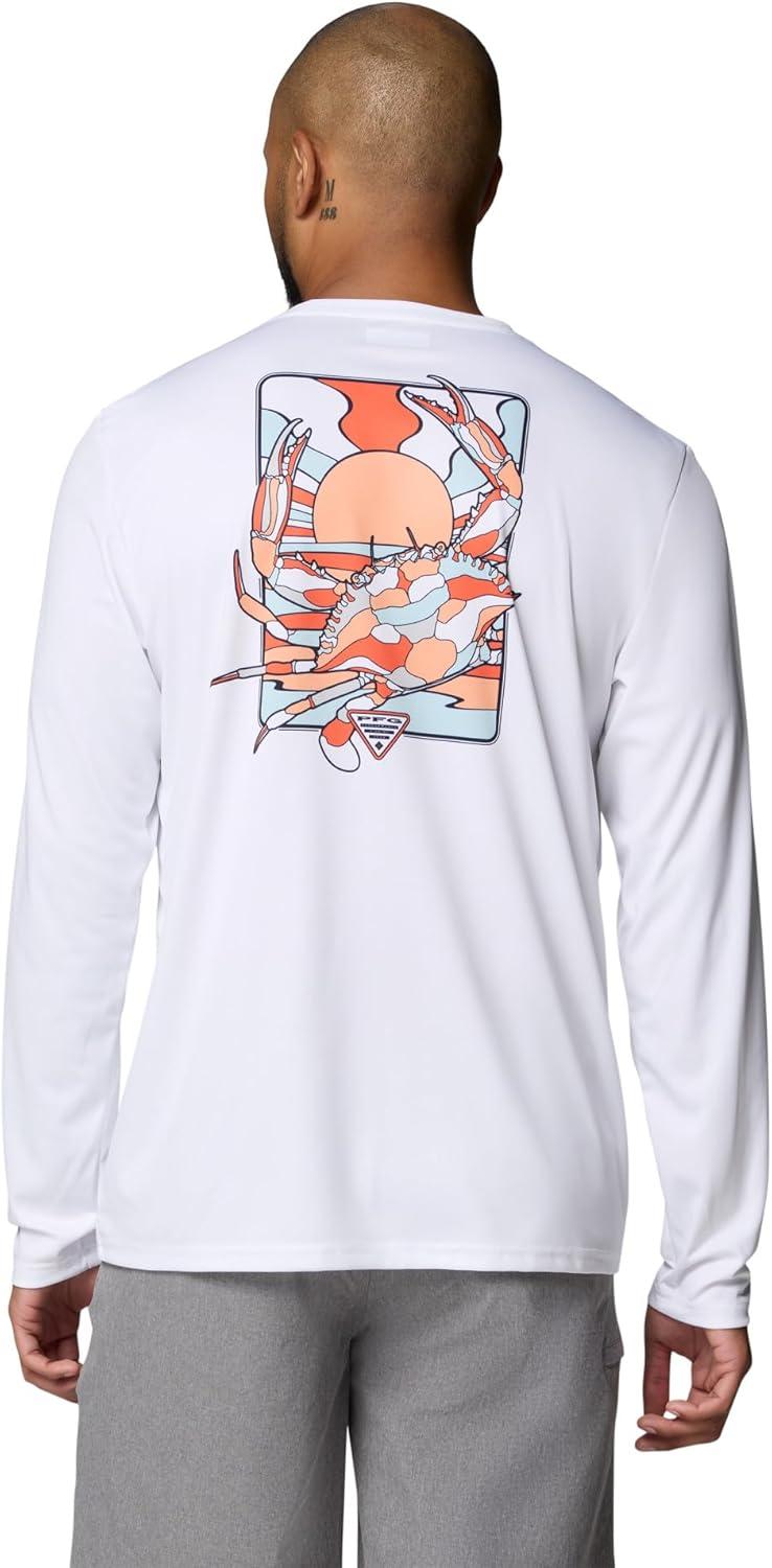 imageColumbia Mens Terminal Tackle PFG Fish Shine II Long SleeveWhite